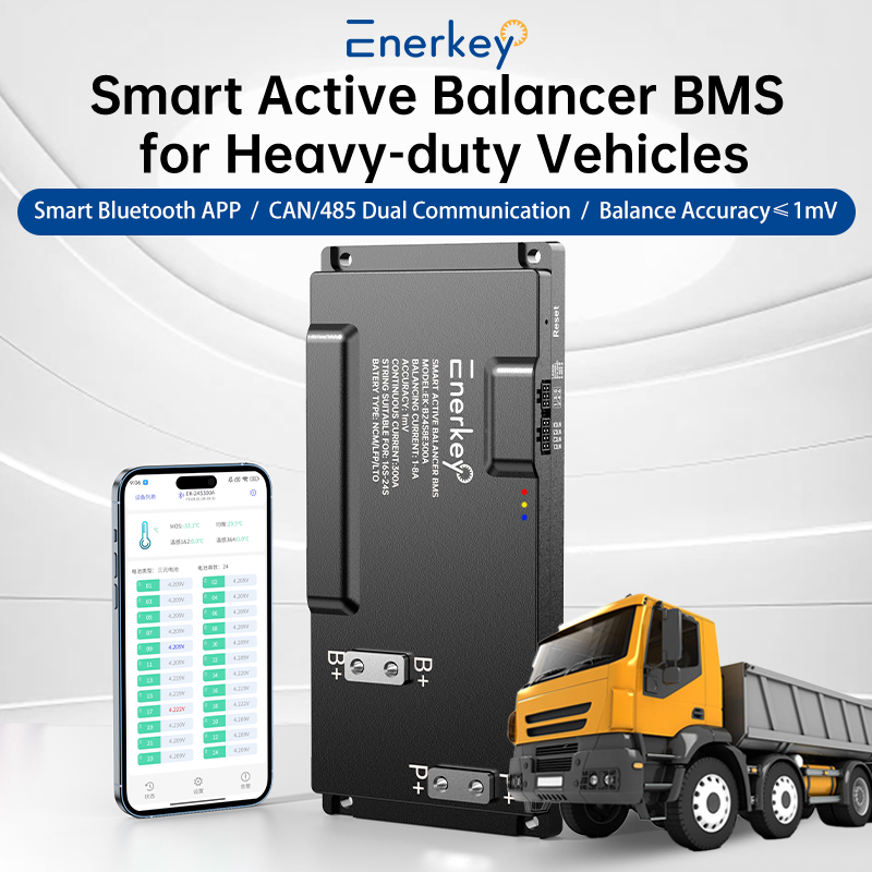 Enerkey Smart BMS 16S-24S 200A - Smart Bms 24S 200A Bluetooth Lifepo4 avis et prix