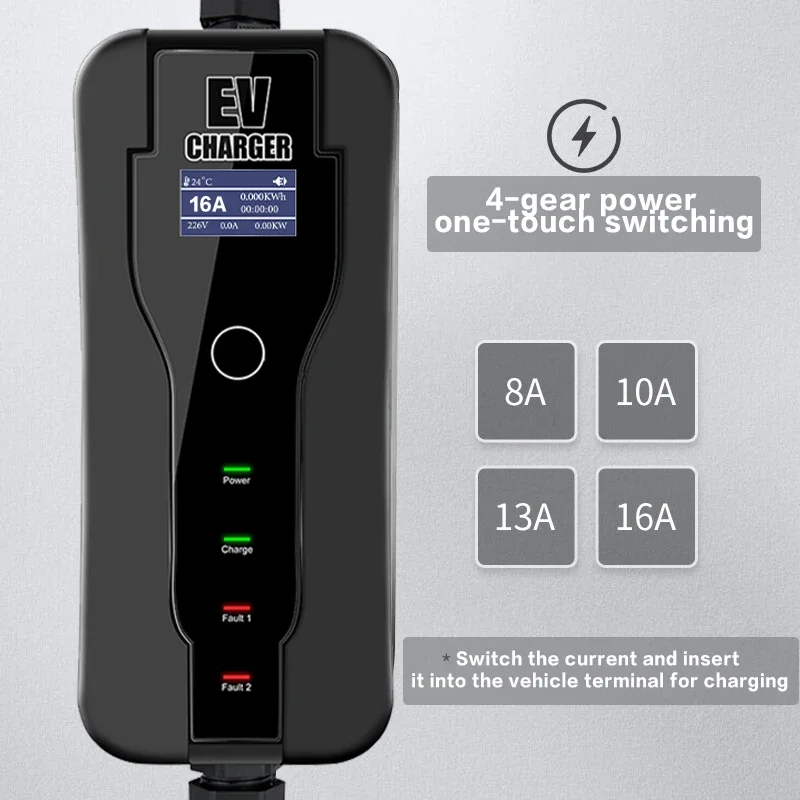 11KW 16A Portable EV Chargeur  - Type 2 Portable Ev Charger 11Kw Cee avis et prix
