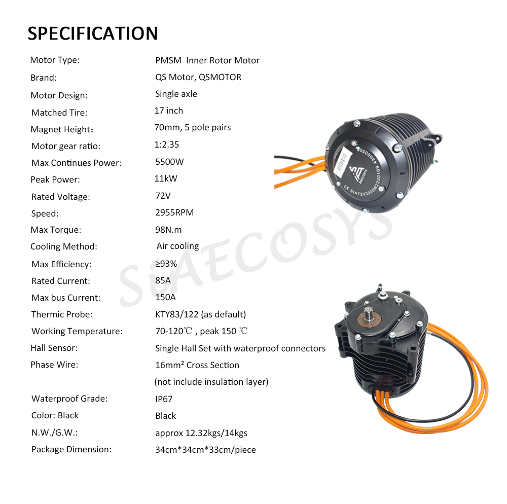 Moteur central QSMOTOR QS138 7 - Fardriver Nd72850 Controller avis et prix