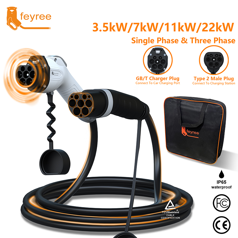 Câble de recharge pour véhicul - Ev Charger Type 2 22Kw 32A 3 Phase avis et prix