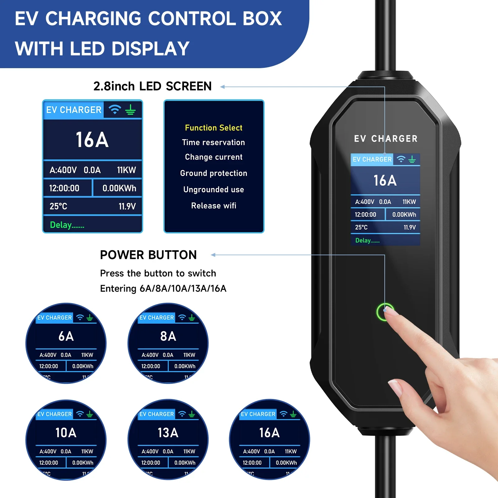 AFEEV Type 2 chargeur EV Porta - Type 2 Portable Ev Charger 11Kw Cee avis et prix